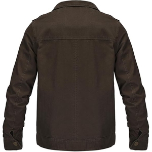 Veste vintage en coton personnalisée à fermeture éclair, nouveauté 2025, veste d'hiver de haute qualité, veste vintage pour homme avec étiquette personnalisée - Product Image 2