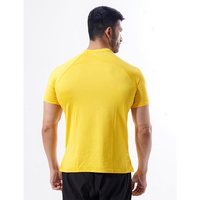Camisetas de entrenamiento físico para hombre a bajo precio hechas en fábrica, camisetas de gimnasio para correr, camiseta de compresión de tamaño personalizado