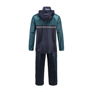 Venta caliente impermeable transpirable antibacteriano protección UV pecho Zip trajes de lluvia chaqueta de lluvia pantalones para actividades al aire libre - Product Image 2