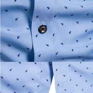 Factory Hot Sale Custom Oem Service Men's Casual Dress Button <b>Down</b> Shirts Cotton Long-sleeve New Style Causal Button <b>Down</b> Shirts - Product Image 3