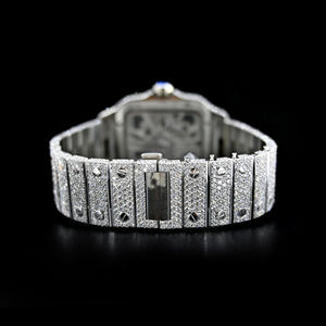 Montre analogique en acier inoxydable de haute qualité étanche Iced out Moissanite Diamond VVS Clarté Style de mode imbattable - Product Image 3