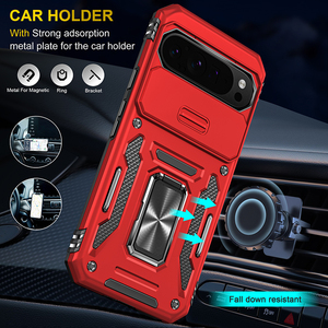 เคสโทรศัพท์ TPU มีห่วงสำหรับ Google, เคสฝาหลังเกราะป้องกันการสึกหรอไฮบริดป้องกันกล้องแบบเต็มรูปแบบสำหรับ Google Pixel 9 Pro XL 8 7 - Product Image 4