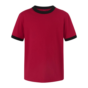 เสื้อยืดสำหรับผู้ชายเสื้อยืดคอริงเกอร์สำหรับผู้ชายเสื้อคอตตอน200gsm พิมพ์โลโก้ตามสั่ง - Product Image 3