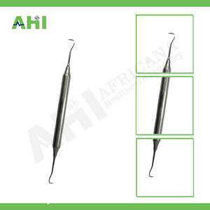 Instrument de nettoyage dentaire manuel en acier, cure-dent en forme de faucille, soins dentaires, instrument de nettoyage préféré des dentistes, équipement dentaire personnalisé, CE - Product Image 2