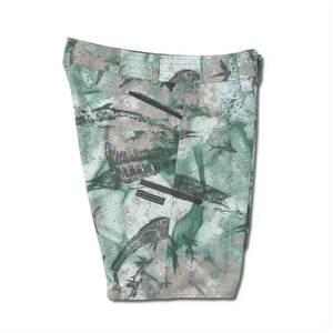 กางเกงขาสั้นตกปลาของผู้ชายแบบสั่งทำสไตล์สตรีทเอวยางยืดลายพื้น - Product Image 3