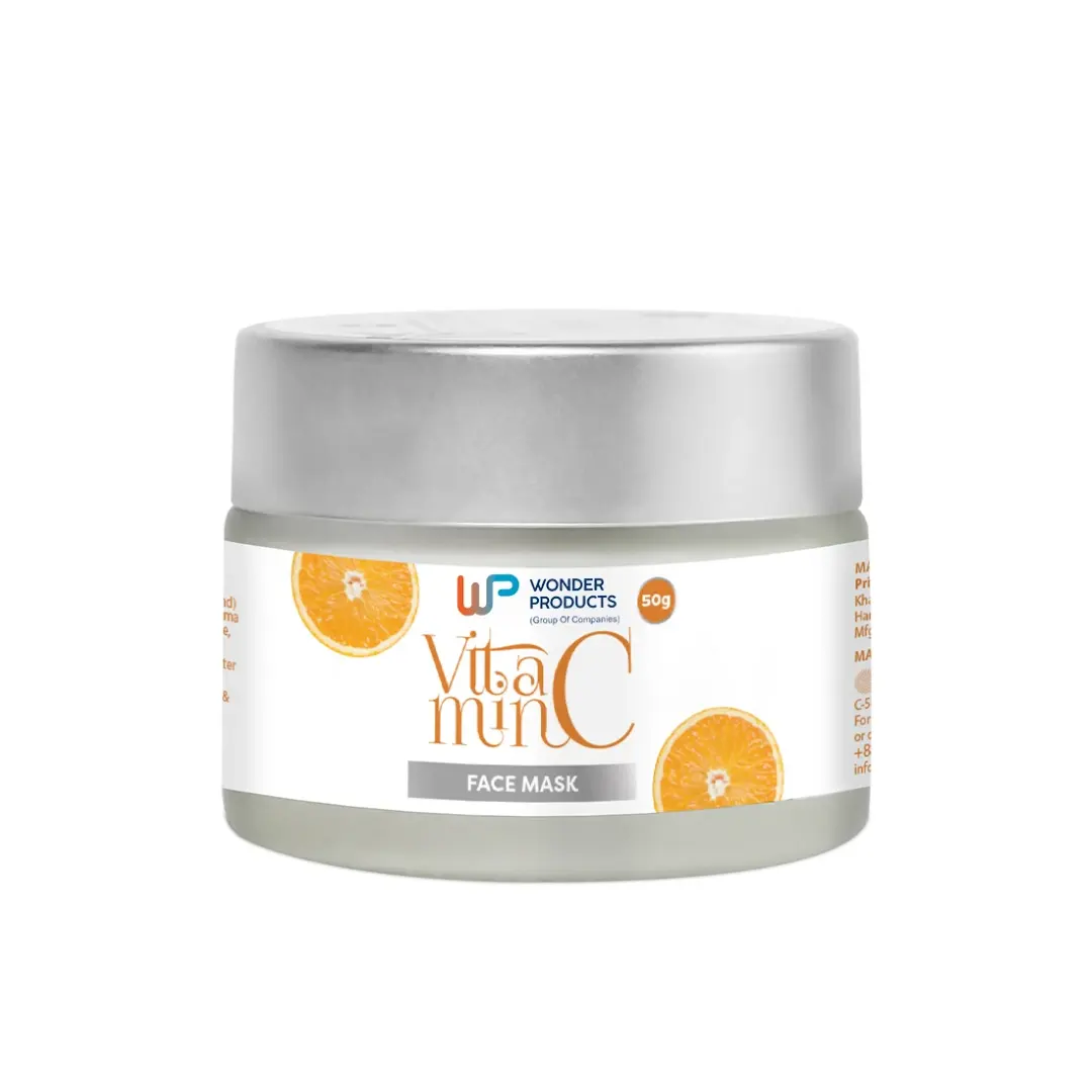 Paquete facial de vitamina C con precios directos del fabricante OEM/ODM-Paquete de 50 GM con logotipo personalizado disponible Paquete facial de vitamina C