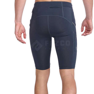 Shorts de compression mi-longue décontractés pour hommes, nouveau style, couleur unie, séchage rapide, respirant, nylon/polyester, taille élastique, fabriqué au Pakistan - Product Image 6