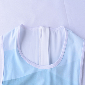 Traje de Ciclismo Azul Personalizable, Transpirable, de Media Manga, Ecológico, Antibacteriano, Ligero, Conjunto de Carreras - Product Image 3