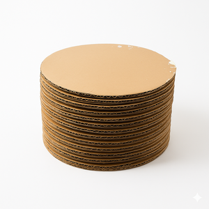 ถาดกระดาษกล่องกระดาษคราฟท์สีน้ำตาลสำหรับใส่เค้กกระดาษลูกฟูกเป็นมิตรกับสิ่งแวดล้อม - Product Image 1