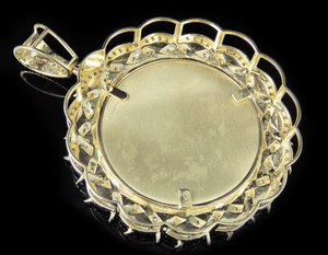 จี้เพชรมอยส์ซอไนท์สุดหรูมีเอกลักษณ์ไม่เหมือนใคร S925เงินประดับด้วยน้ำแข็งสำหรับผู้ชายผู้หญิงจี้ของขวัญแฟชั่นฮิปฮอปตามสั่ง - Product Image 3