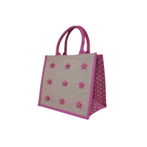 กระเป๋าผ้าทำด้วยมือคุณภาพสูงเป็นมิตรกับสิ่งแวดล้อมดีไซน์เนอร์กระเป๋าผ้าปอกระเจาออกแบบได้อย่างยั่งยืนแบบแฟชั่น - Product Image 3