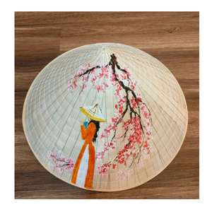 Sombrero Cónico de Hoja de Palma de Vietnam, Artículo Popular, Colorido, Tejido, de Paja, Sombrero Africano Bolga para Mujer, para Playa, Verano - Product Image 2