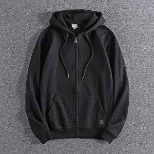 Sudadera con Capucha para Hombre, Invierno, Forro Polar, Cortavientos, Secado Rápido, Color Sólido, Abrigo Combinable, Fitness, Running, Deporte - Product Image 2