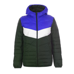 Chaqueta de Plumón Personalizada de Alta Calidad al por Mayor para Hombre, Talla Grande, Nailon y Piel, Transpirable, Impermeable, para Invierno - Product Image 3