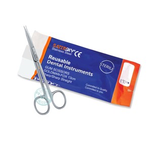 Tijeras Dentales Quirúrgicas TC Goldman-Fox de 13 cm, Manuales, de Acero Inoxidable, Ergonómicas, para Encías, Afiladas, Rectas, con Certificación CE - Product Image 3