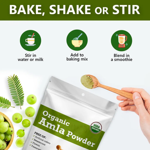 Suplemento de extracto de hierbas de grado alimenticio en polvo de raíz de Amla orgánico puro 100% de etiqueta privada OEM directo de la India - Product Image 2