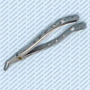 Pince d'extraction manuelle de qualité 845 Incisives supérieures en acier inoxydable revêtues de diamant Extraction dentaire chirurgicale - Product Image 6