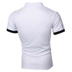S, M, L, XL, XXL, Tailles personnalisées disponibles Polo Luxury Fit Versatile Casual Wear Tissu tricoté imprimé doux et grande taille - Product Image 3