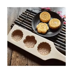 Herramienta de molde de pastel de luna de madera al por mayor-sello de pastel de Luna tradicional para molde de pastel de luna de mediados de Otoño de Vietnam-La mejor venta 2024 - Product Image 5