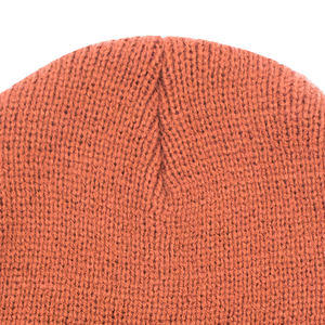 Bonnet d'hiver Jacquard de haute qualité bonnet tricoté à revers souple et uni de couleur épaisse avec logo personnalisé pour le voyage - Product Image 6
