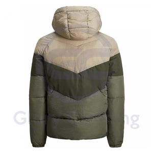 Chaquetas acolchadas con cremallera de alta calidad para hombre de algodón y poliéster impermeables de invierno personalizadas más vendidas - Product Image 2