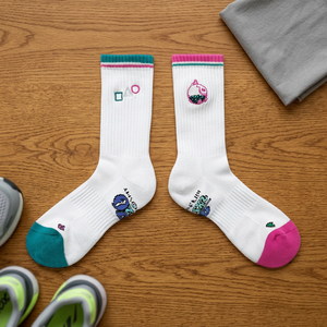 Premium Custom Coolmax <b>Crew</b> <b>Socks</b> Lightweight Durable Athletic <b>Socks</b> for Men <b>Women</b> Youth Running Hiking Sports - Product Image 1