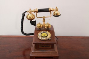 Teléfono Fijo de Estilo Antiguo para Decoración de Oficina u Hogar, Regalo, Teléfono de Mesa Retro para Decoración de Interiores - Product Image 4