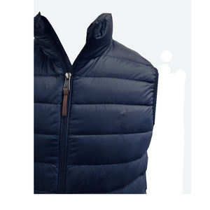 Chaqueta Acolchada Impermeable de Invierno para Hombre, de Alta Calidad, con Capucha, Bordada, Cuello Alto, Sin Mangas, Informal, para Trabajo - Product Image 4