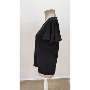 Blusa Casual de Manga Corta con Cuello en V para Mujer de Jane's, para Uso Diario, Corte Regular, Lisa, Tejido Transpirable - Product Image 6