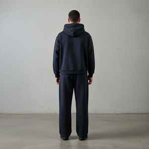 Conjunto Deportivo de 2 Piezas para Hombre, Sudadera con Capucha y Pantalones de Felpa 100% Algodón, Talla Grande, Peso Medio, Personalizado al por Mayor - Product Image 4