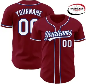 2024 High Quality Classic training sports personalized custom microfiber baseball wear jersey with logo custom print