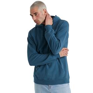 Sweats à capuche de luxe de haute qualité pour hommes Streetwear vintage personnalisé couleur unie surdimensionné pour les sweats à capuche d'hiver pour hommes - Product Image 2