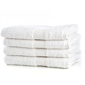 Serviettes de bain professionnelles en coton biologique pour enfants Dobby Design avec logo personnalisé pour la salle de bain en gros en Inde - Product Image 5