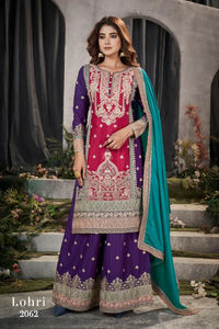 Traje Salwar Pakistaní Étnico de Viscosa de Primera Calidad en Varios Colores para Mujer - Product Image 4
