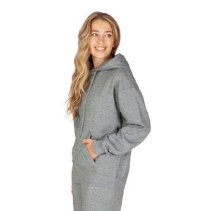 Sudadera con capucha de alta calidad para mujer, Sudadera con capucha lisa en blanco para imprimir, sudadera de moda informal con etiqueta privada al por mayor OEM a granel - Product Image 2