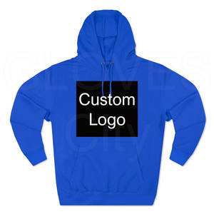 100% coton polaire ajusté sweats à capuche Streetwear hommes 100% coton polaire Logo personnalisé bases coton mélangé femmes sweats à capuche - Product Image 3