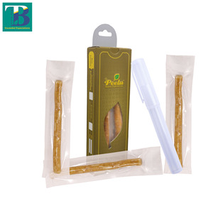 Peelu Miswak 3 Bâtons Miswak avec 1 Support en Plastique Transparent pour l'Hygiène Buccale Brosse à Dents Naturelle Premium Couleur Or Siwak - Product Image 6