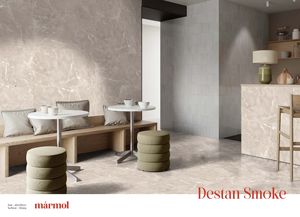 Azulejos de Porcelana DESTAN SMOKE 600x1200mm Grises Antibacterianos Antideslizantes Brillantes, Diseño Europeo Moderno para Decoración de Interiores - Product Image 2