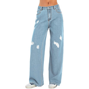Relaxed <b>Women</b> Baggy <b>Jeans</b> Soft Fabric <b>Women</b> Baggy <b>Jeans</b> Custom <b>Women</b> Baggy <b>Jeans</b> For Daily Comfort Wear - Product Image 1