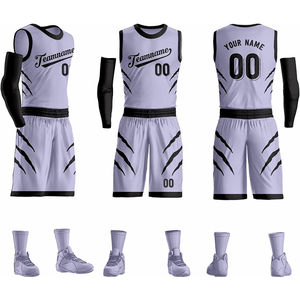 Uniformes de Baloncesto para Adultos, Personalizados con Serigrafía, Camisetas Reversibles, Pantalones Cortos, Conjuntos Cómodos, Flexibles y Transpirables - Product Image 3