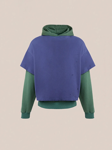 Sweat-shirts à capuche zippés graphiques d'hiver de haute qualité, unisexe, surdimensionnés, en coton écologique 500 GSM, broderie personnalisée, double couche, pour hommes - Product Image 6