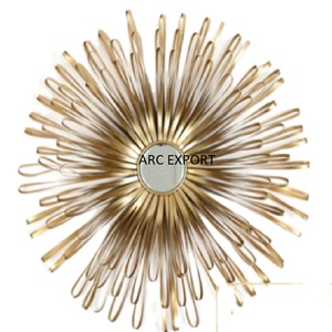 Art mural de luxe en métal doré décoration Art mural de la plus grande qualité en métal pour la décoration de la maison hôtel au prix le plus bas - Product Image 1