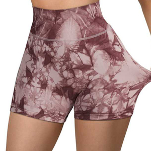 Transpirable de secado rápido High Short Gym Fitness Leggings sin costuras para mujeres pantalones cortos leggings, sin costuras, cintura alta - Product Image 4