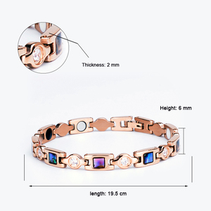 Nuovo arrivo all'ingrosso gioielli magnetico equilibrio braccialetto di guarigione bracciale personalizzato 316L in acciaio inox per gli uomini e le donne - Product Image 4