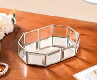 Beau Design Alimentaire Sûr Beau Bol de Service à Dessert et Chocolats en Métal et Verre en Aluminium Fabriqué en Qualité Haut de Gamme