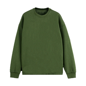 Sudadera con Cuello Redondo y Logotipo Personalizado para Hombre, 100% Algodón, Diseño Sólido, Sudadera con Capucha de Invierno de Alta Calidad - Product Image 1