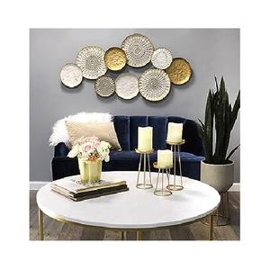 Bougeoir en laiton de vente chaude et support de pilier pour la décoration de la maison bougeoir en laiton d'intérieur bougeoir fini doré - Product Image 6