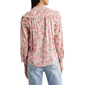 Chemisier de couleur unie à manches longues et col en V pour femmes Chemise de travail élégante - Product Image 2