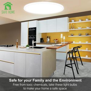 Plafoniera a LED CLAR - Round 24W 30W 40W 50W, lampada da soffitto moderna per bagno, soggiorno, camera da letto o cucina - Product Image 5