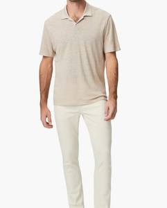 Chemises polo pour hommes en vente d'usine, nouveau design, haute qualité, couleur unie, chemise en lin unie, chemise décontractée, logo personnalisé, manches polo - Product Image 3